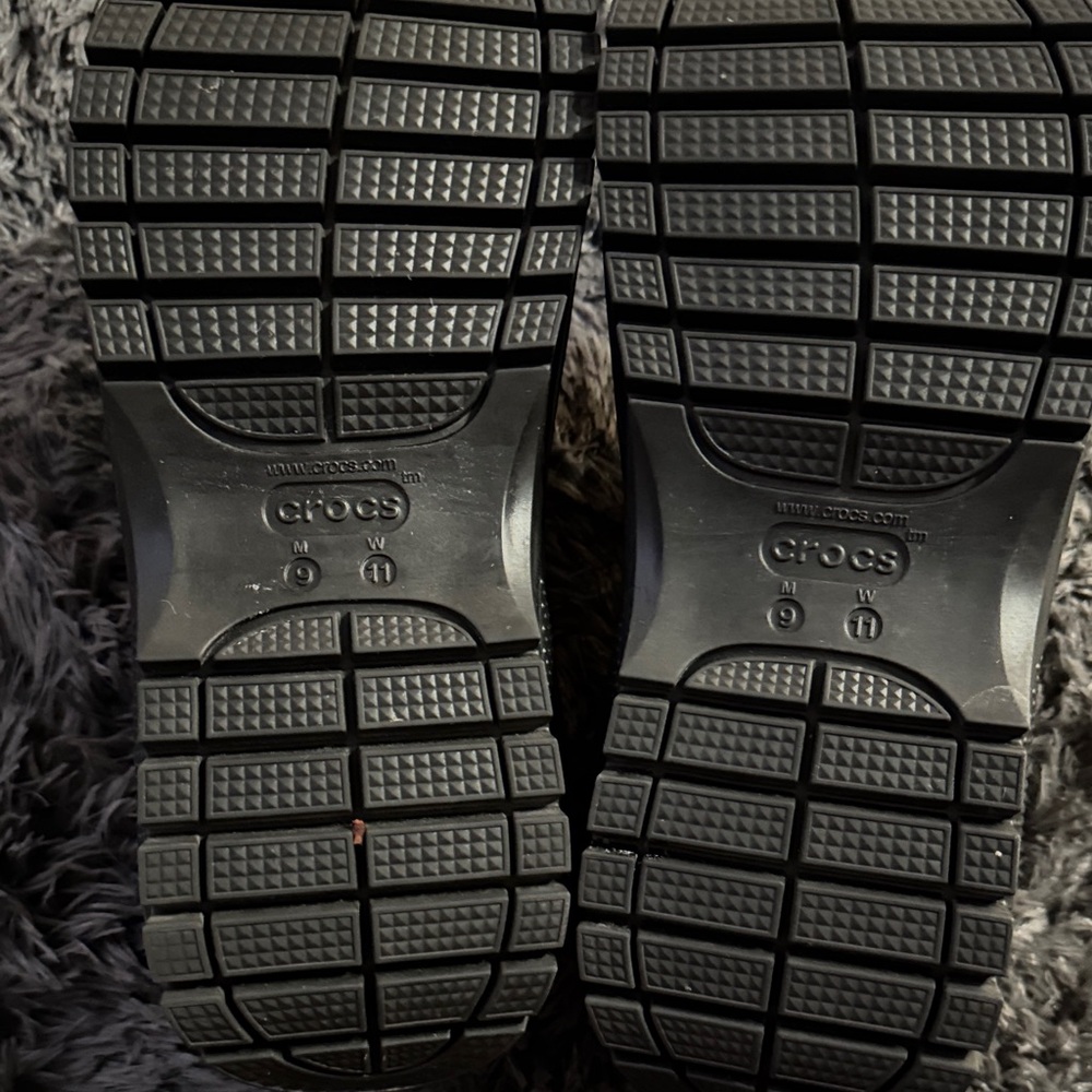 CROCS Black Women's Wedges - Picture 4 of 5